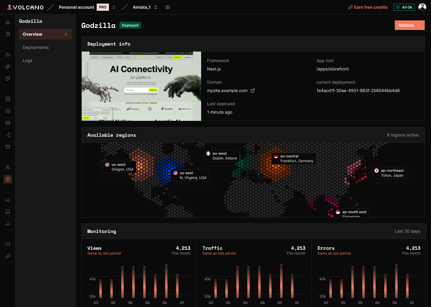 Next.js Frontends product screenshot
